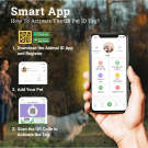 QR code pet id tags with green logo | Animal-id.net