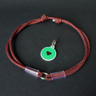 Tag collar red M