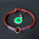 Tag collar red S