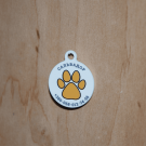Social QR pet id tag Adopt
