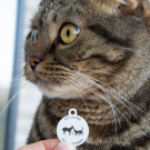  Social QR pet id tag "Gostomel Shelter"