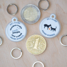  Social QR pet id tag "Pets&People"