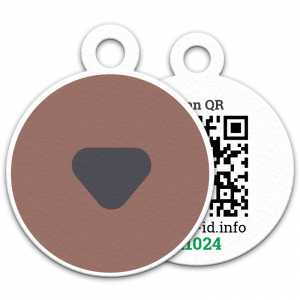 Tag with the animal-id logo