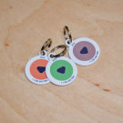 QR pet id tag with green logo Animal ID