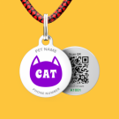 Designer QR pet tag I’m your kitty