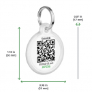 QR pet id tag - customizable pet tag | Animal-id.net