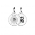 QR pet id tags with a photo of your choice | Animal-id.net
