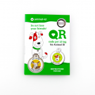 QR pet id tags with a photo of your choice | Animal-id.net