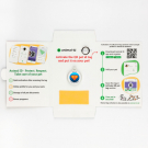 Designer QR pet id tag Superpower