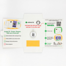 Designer QR pet id tag Watch out!