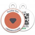 Адресник з кличкою Вашого улюбленця та номером телефону власника