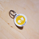 Social QR pet id tag, pet tag Sirius | Animal-id.net