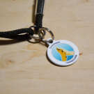 Social QR pet id tag, pet tag Give a paw, friend | Animal-id.net