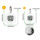 QR pet id tag - customizable pet tag | Animal-id.net