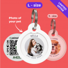 QR pet id tag - customizable pet tag | Animal-id.net