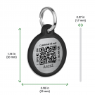 Engraved QR pet tag I’m your kitty