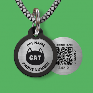 Гравированный QR паспорт Я твой котик