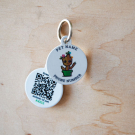 QR code pet id tags I am Groot | Animal-id.net