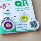 QR code pet id tags Flash | Animal-id.net