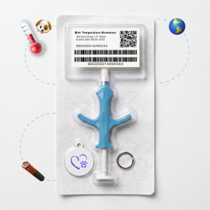  Temperature Mini Microchip Kit with QR Tag | Animal ID