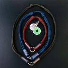 Tag collar red L