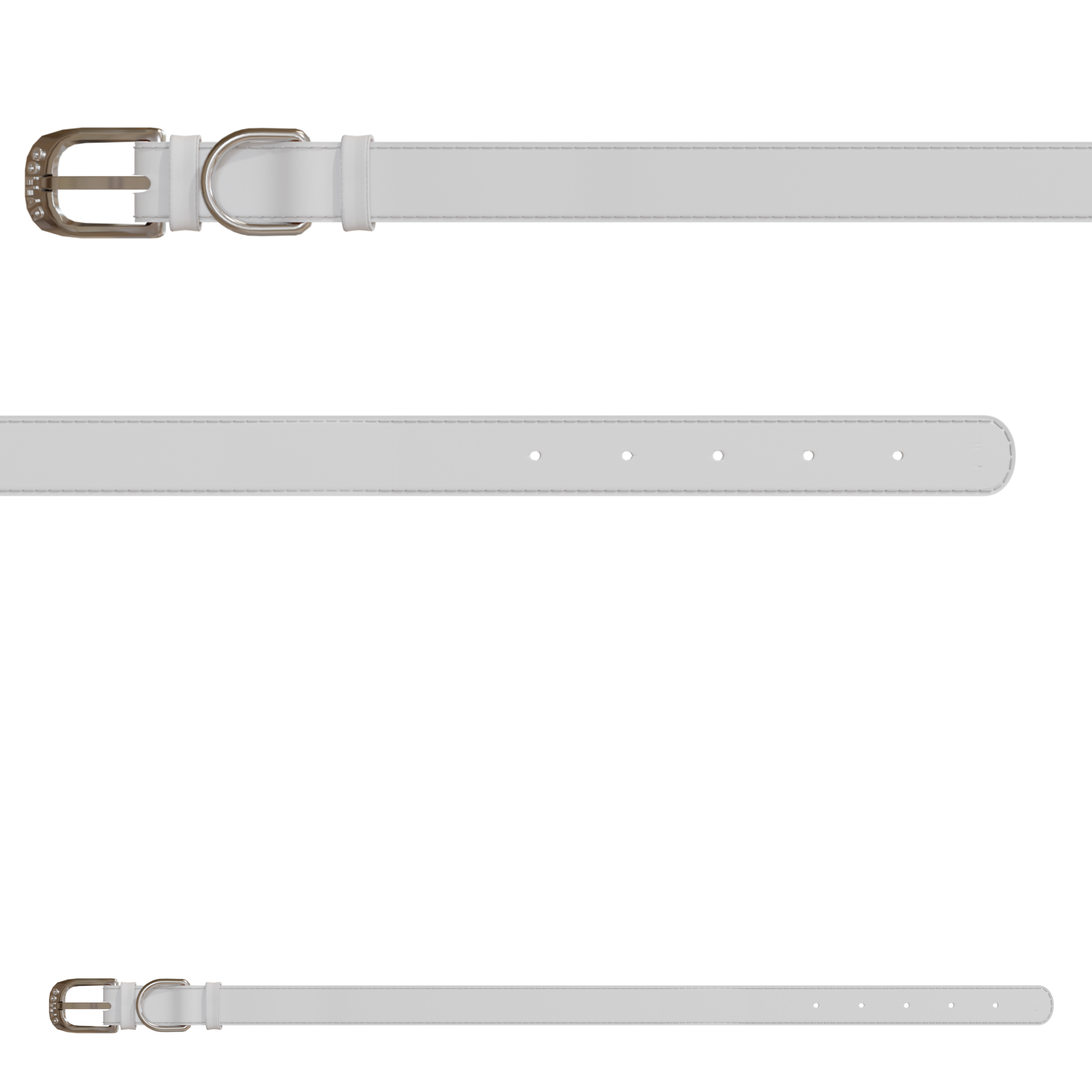 Leather Dog Collar with QR Code | 4 Sizes Available