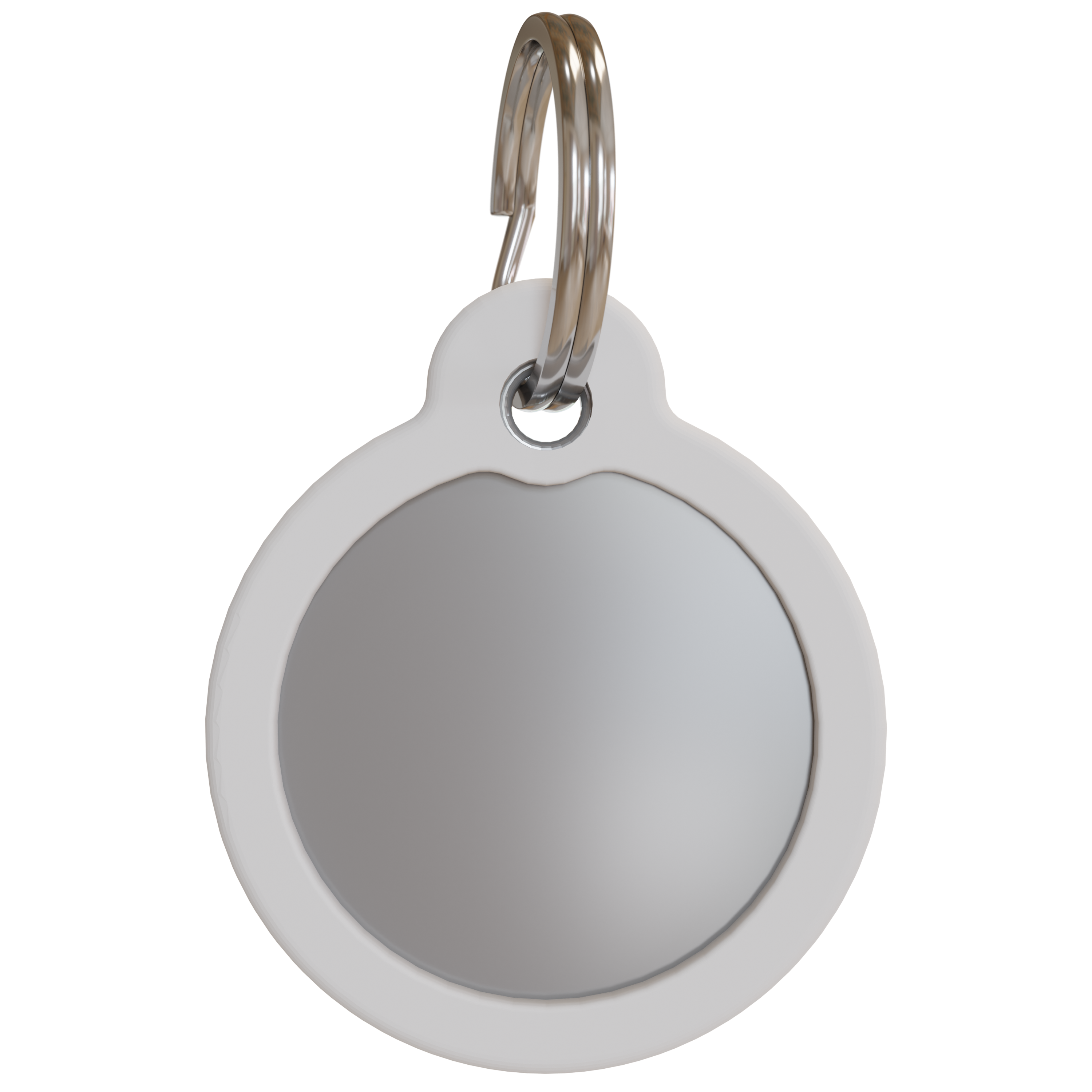 Engraved QR Pet Tag L Size | Stainless Steel Dog ID Tag