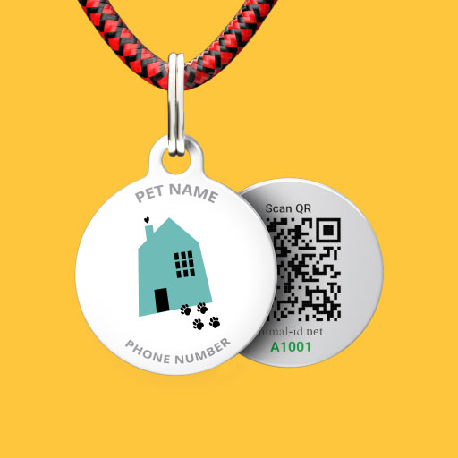 Social QR pet id tag “Lvivski lapy”