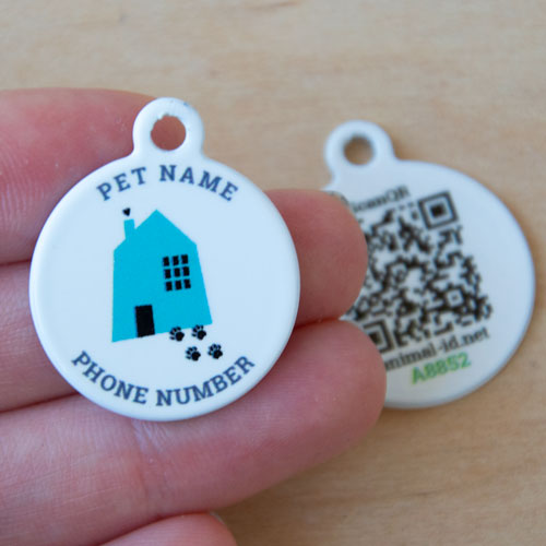 Social QR pet id tag “Lvivski lapy”