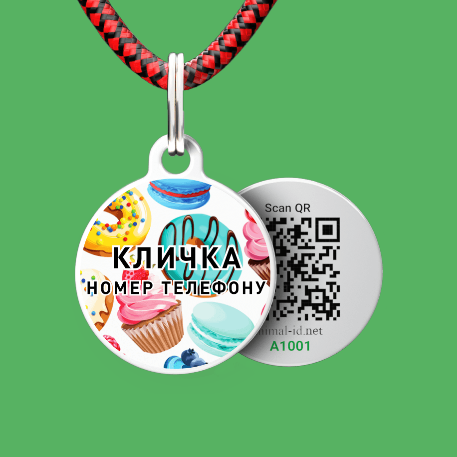 Donuts with pet name and phone