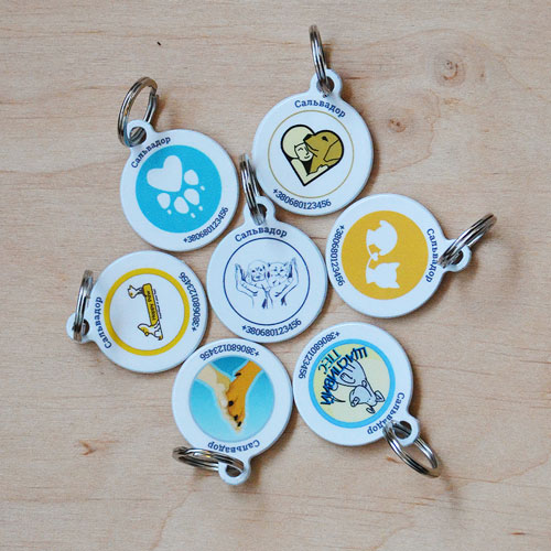 Social QR pet id tag pet tag Save The life | Animal-id.net 