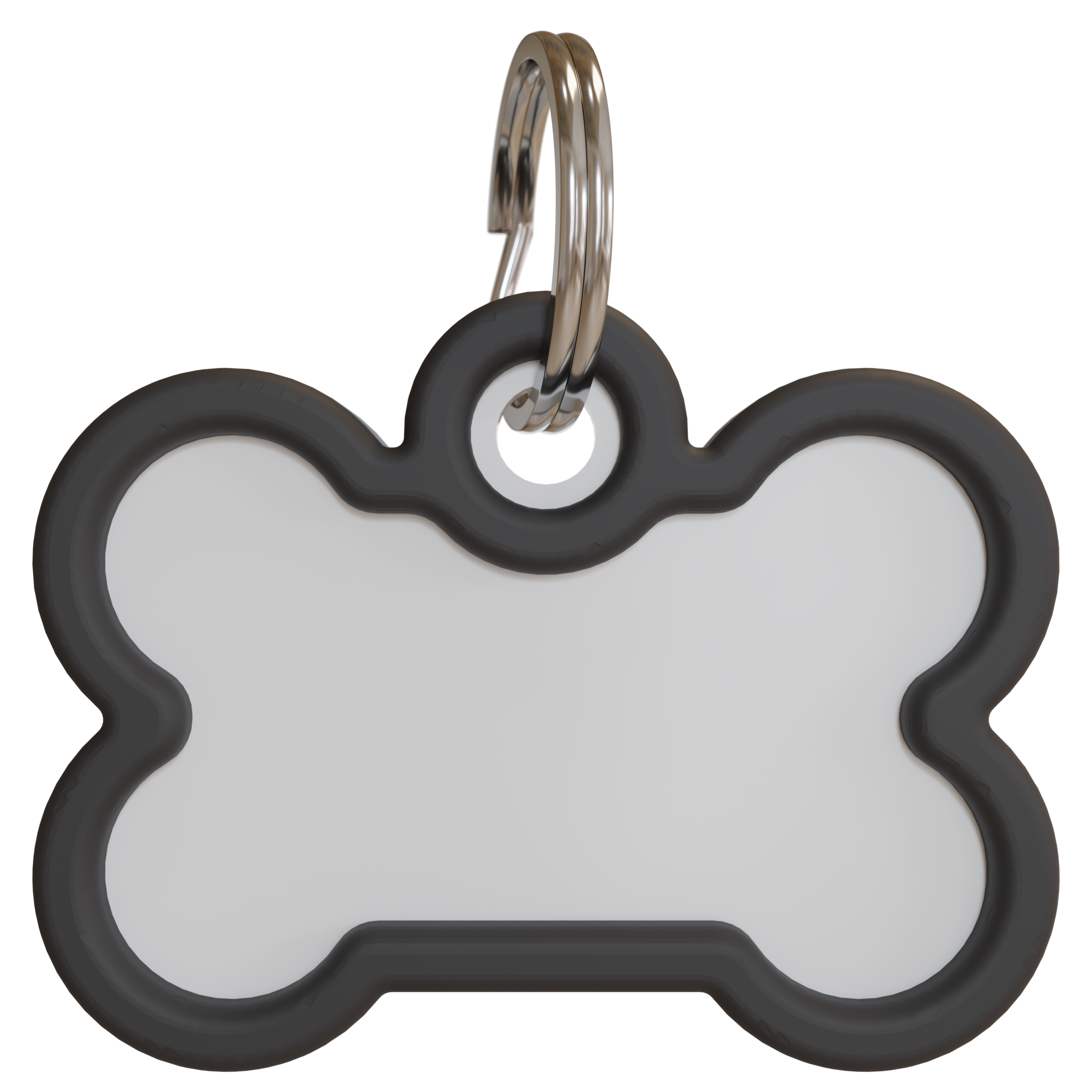 Custom engraved QR-Tag Bone