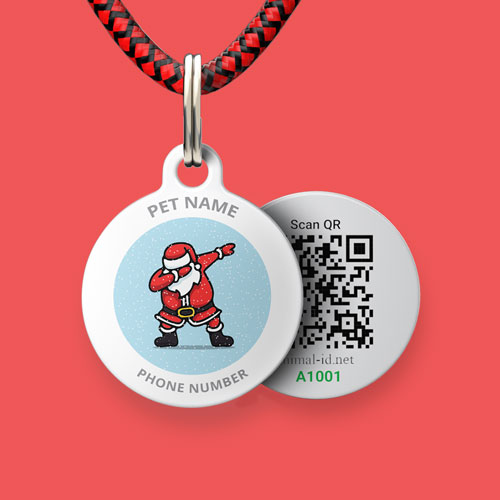 QR code pet id tags Secret Santa | Animal-id.net