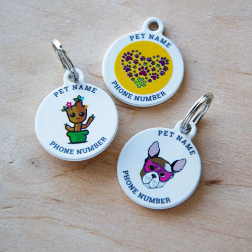 QR code pet id tags I am Groot | Animal-id.net