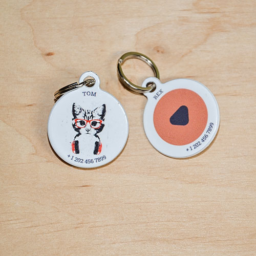 QR code pet id tags for cats | Animal-id.net