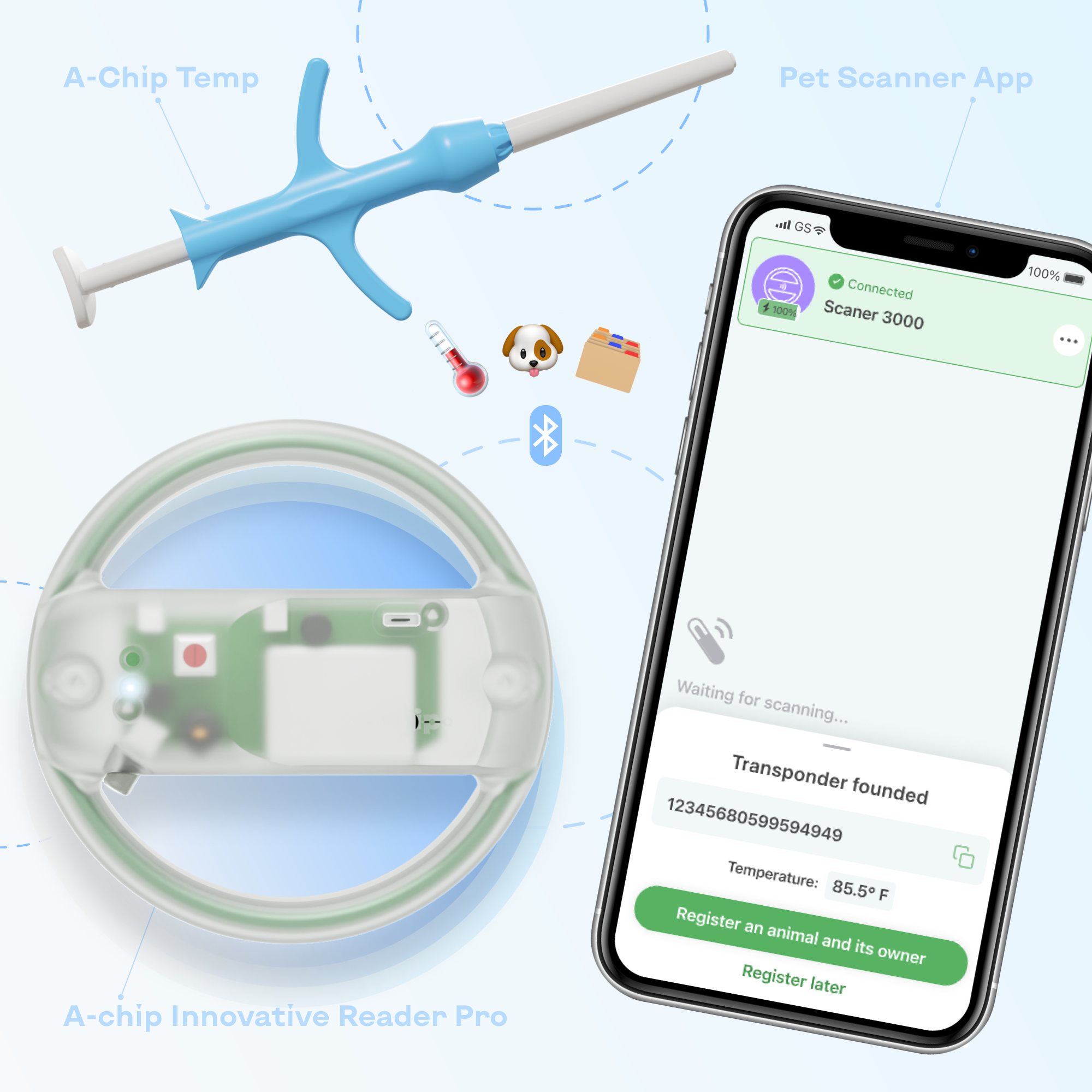 Microchip Scanner - RFID Reader