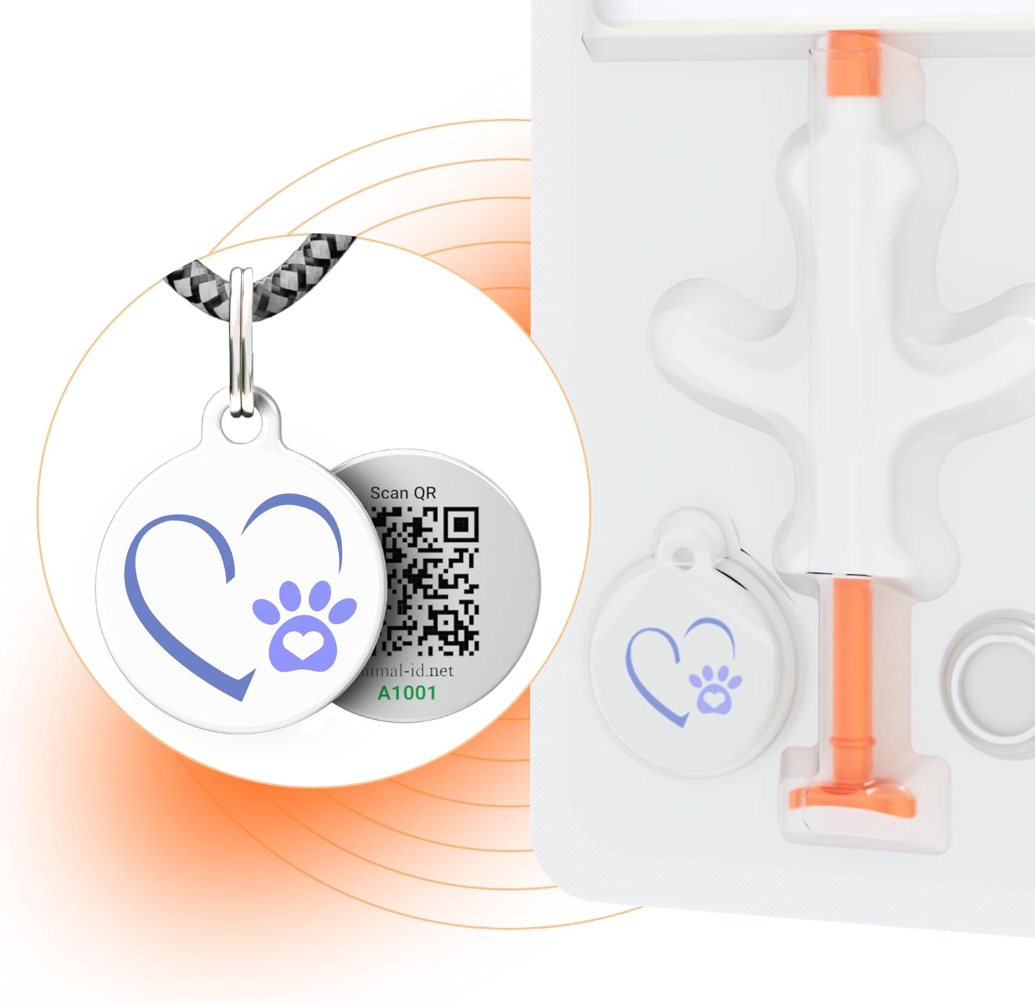 Microchip Kit Mini + QR Pet Tag – Protect and Identify Your Pet