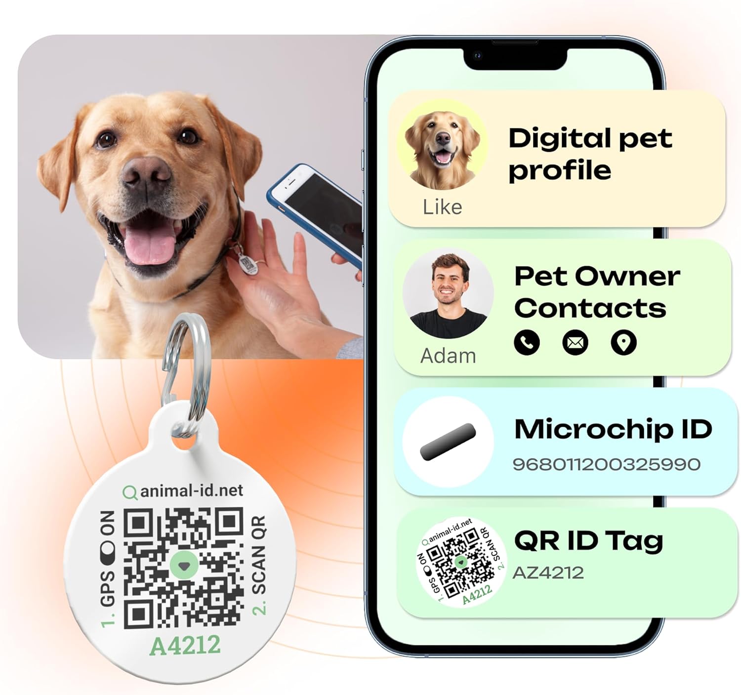 Microchip Kit Mini + QR Pet Tag – Protect and Identify Your Pet