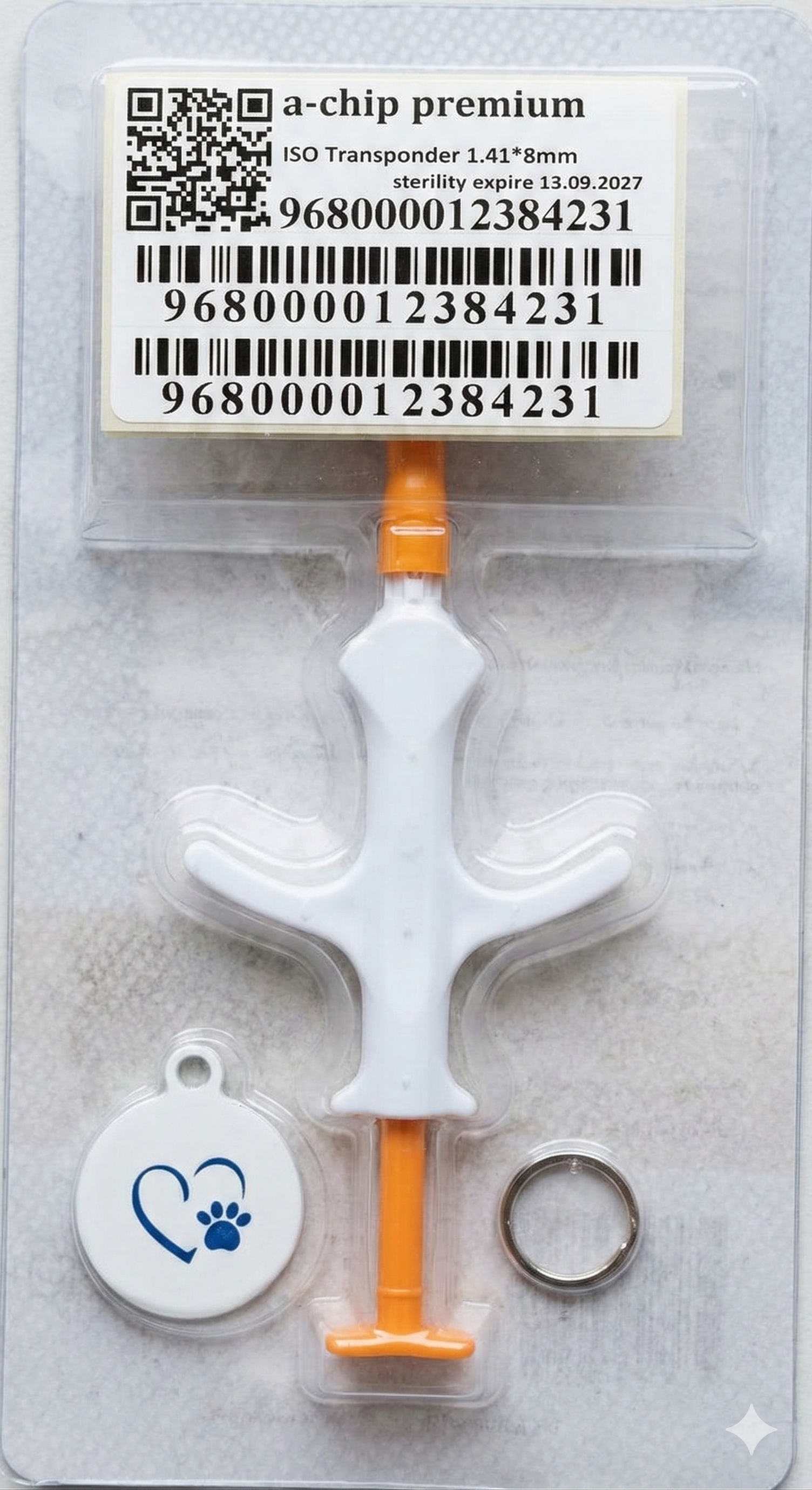 Mini Microchip Kit with QR Pet Tag | Animal ID
